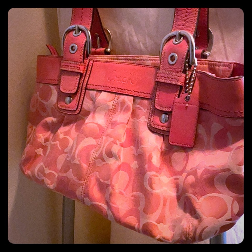 Pink Coach Purse